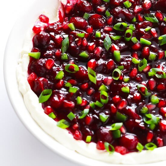 Cranberry Cream Cheese Dip - Recipe photo by gimme some oven