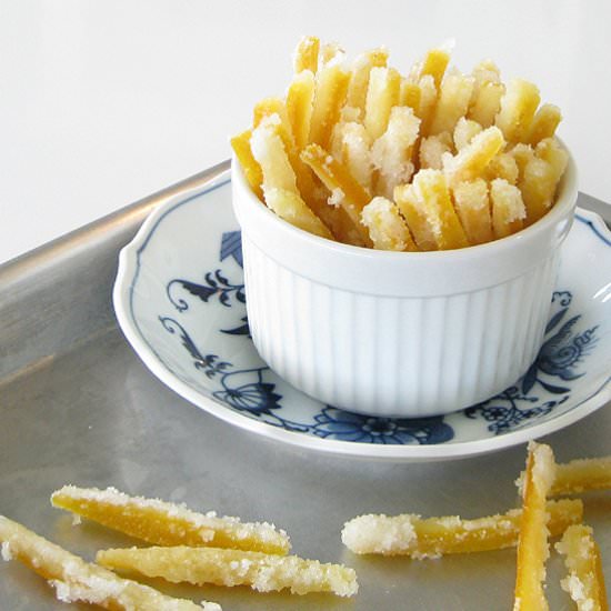 Candied Orange Peel - Recipe photo by delightfulrepast