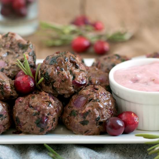 Holiday Meatballs - Recipe photo by The.Organic.Dietitian