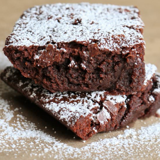 Best Dark Chocolate Brownies - Recipe photo by GrabSomeJoy