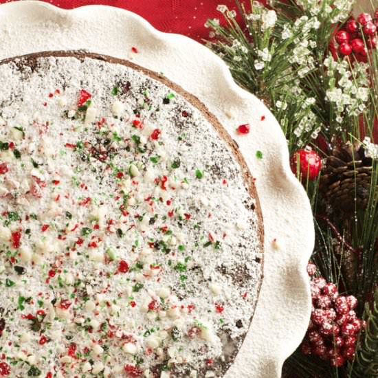 Peppermint Flourless Chocolate Cake - Recipe photo by 365 Days of Easy Recipes