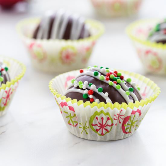 Chocolate Covered Peanut Butter Balls - Recipe photo by mybakingaddiction