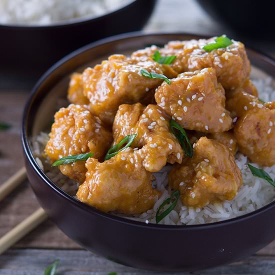 Chinese Orange Chicken - Recipe photo by Savory Spicerack