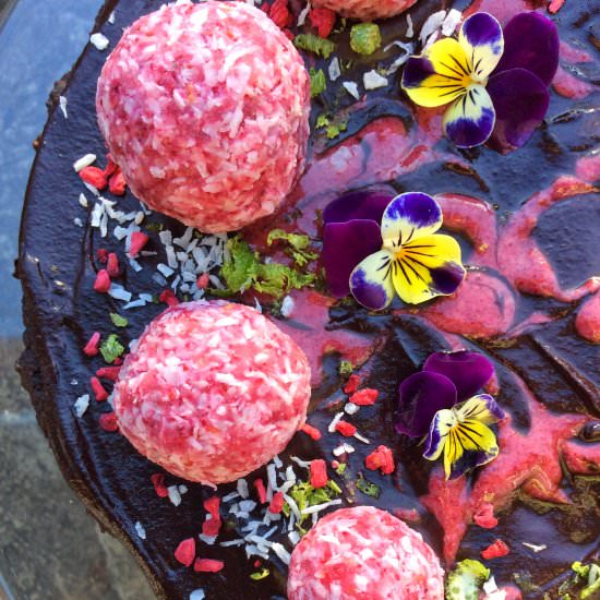 Lingonberry Lemon Bliss Balls - Recipe photo by Imperfectly Paleo