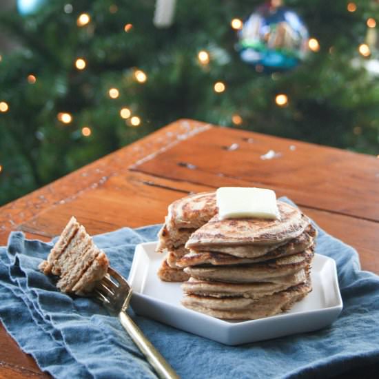 Protein Packed Gingerbread Pancakes - Recipe photo by imhungrybynature