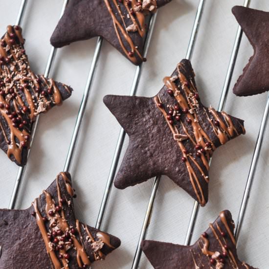 Homemade chocolate cookies - Recipe photo by alinascookbook