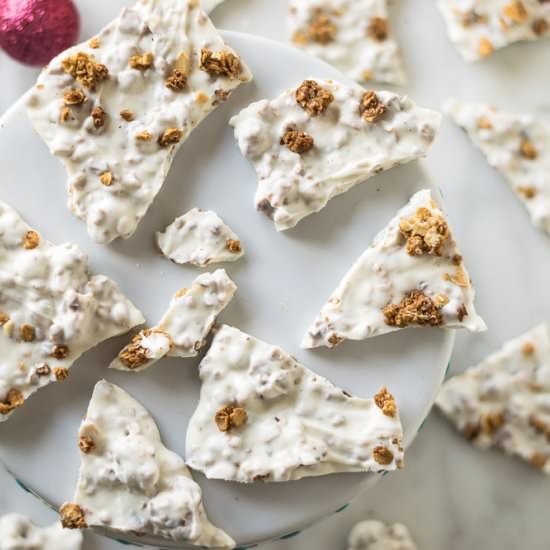 White Chocolate Granola Bark - Recipe photo by whitbitskitchen