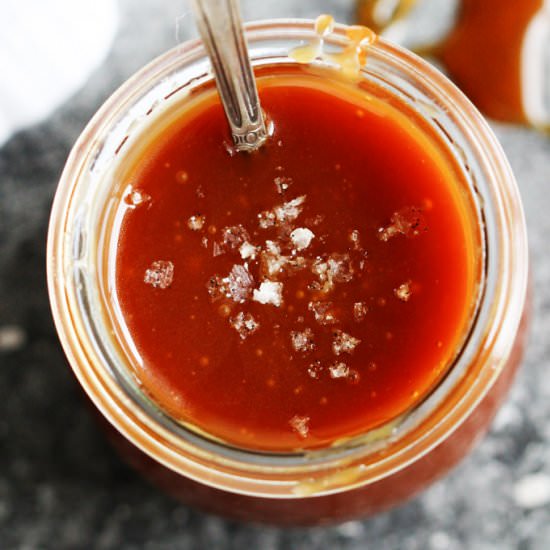 15 Minute Salted Caramel Sauce - Recipe photo by platingsandpairings