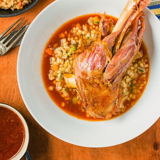 Braised Lamb Shanks - Recipe photo by glebekitchen