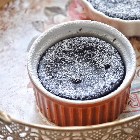 4 Ingredient Oreo Souffle - Recipe photo by Savory and Sweet Food