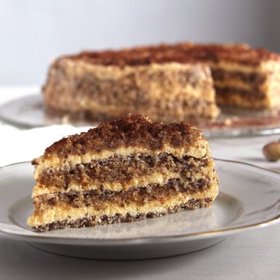 Egyptian Hazelnut Cake - Recipe photo by adinutza