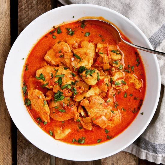 Chicken Paprikash - Recipe photo by the hungry bluebird