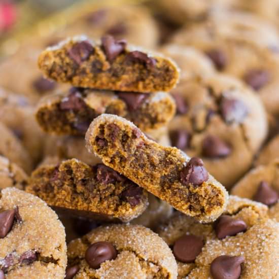Chocolate Chip Ginger Cookies - Recipe photo by thegoldlininggirl