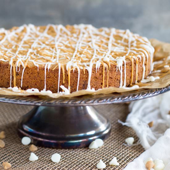 White Chocolate PB Blondies - Recipe photo by FoodFanatical