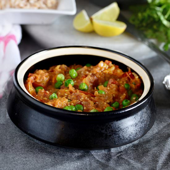 Baingan Bharta Indian Eggplant Mash - Recipe photo by Rekha K
