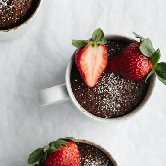 Chocolate Mug Cake - Recipe photo by Downshiftology