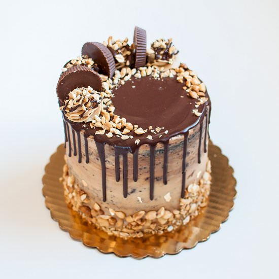Peanut Butter Chocolate Cake - Recipe photo by chickytreats