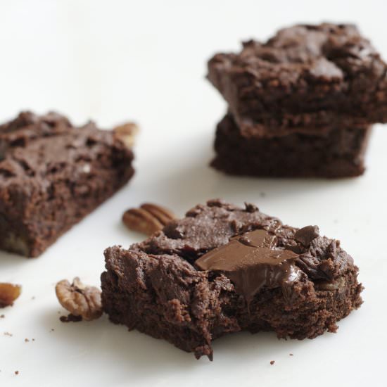 Chocolate Brownies - Recipe photo by wrapped in newspaper