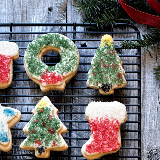 Healthy Vegan Sugar Cookies - Recipe photo by Emily Honeycutt