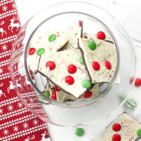 Chocolate and Peppermint Bark - Recipe photo by aheadofthyme