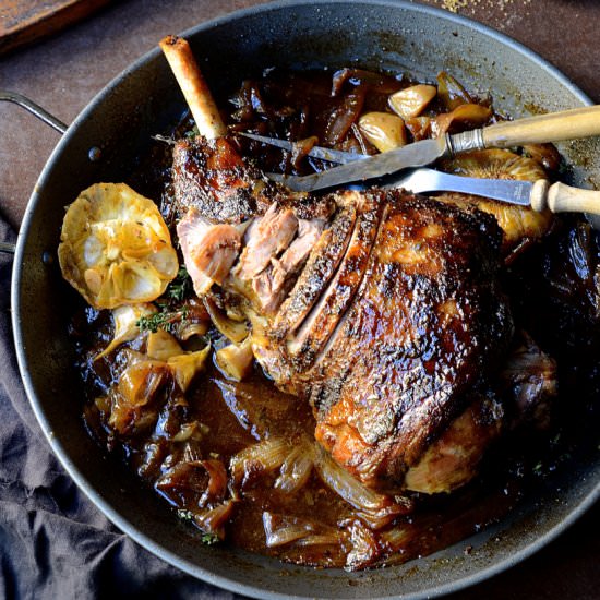 Roast Leg of Lamb - Recipe photo by Bibbyskitchenat36