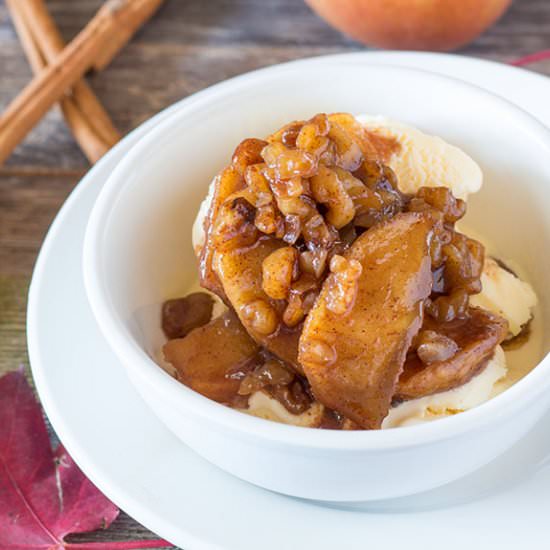 Caramel Apple Pie Ice Cream Sauce - Recipe photo by PearTreeKitchen