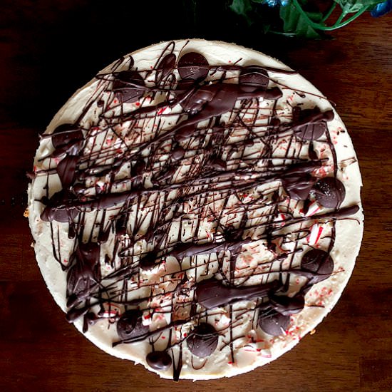 Peppermint cheesecake - Recipe photo by evabakes