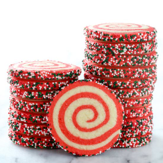 Pinwheel Sugar Cookies - Recipe photo by bakedbyrachel
