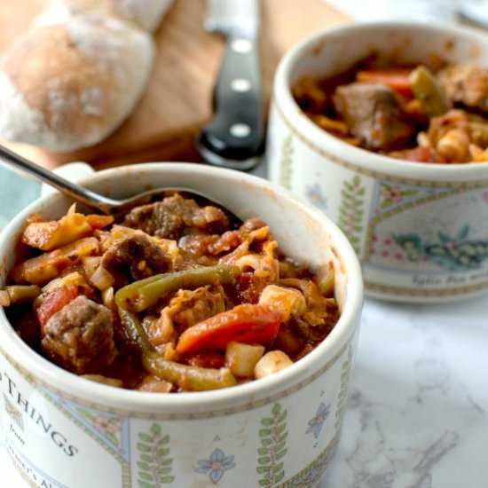 Rustic Italian Vegetable Beef Stew - Recipe photo by allourway