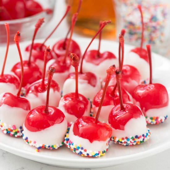 Drunken Cherries - Recipe photo by crazyforcrust