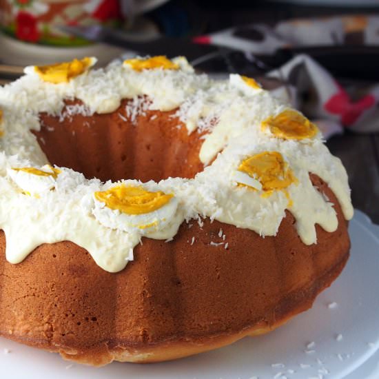 Bibingka Style Pound Cake - Recipe photo by Woman Scribbles