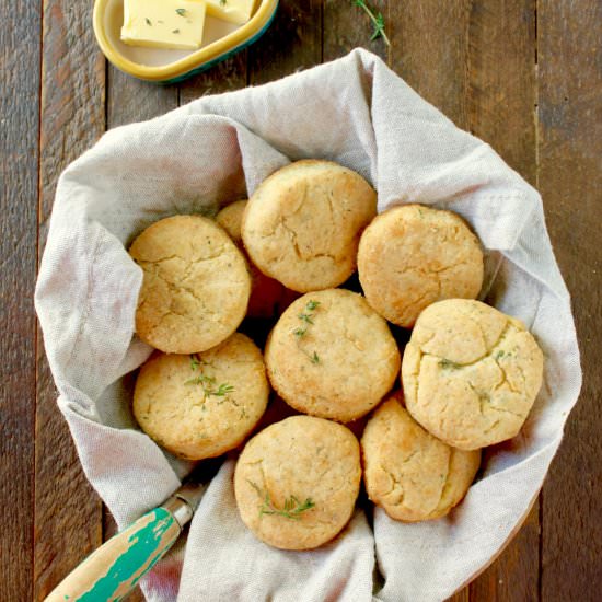 Fresh Thyme Biscuits - Recipe photo by marilenaskitchen
