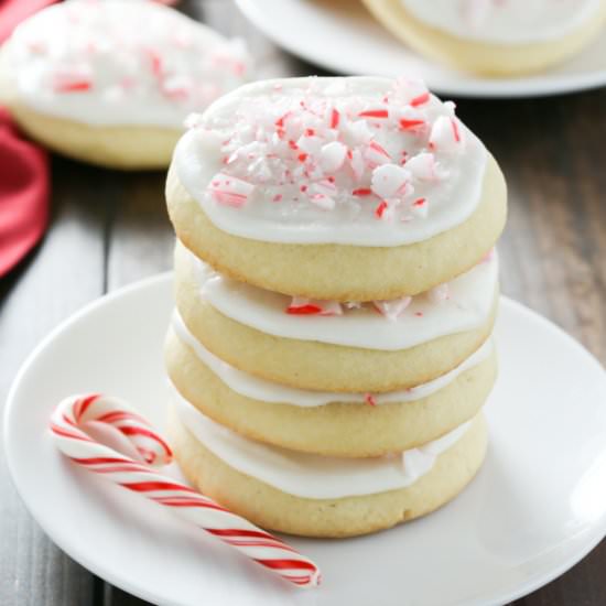 Peppermint Lofthouse cookies - Recipe photo by bakedbyrachel