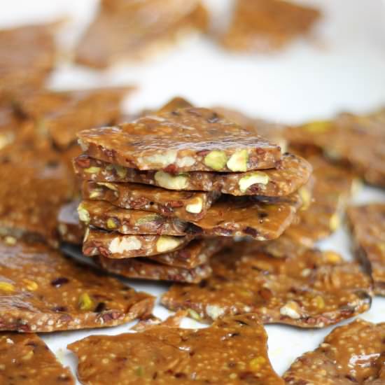 Bourbon Maple Brittle - Recipe photo by chasetheflavors