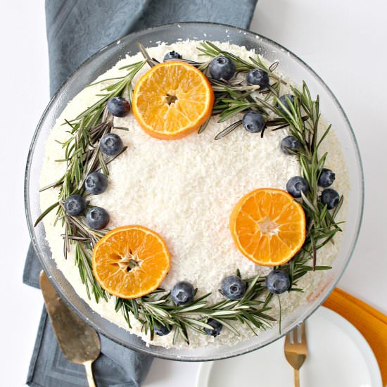 Holiday Wreath Cake Decoration - Recipe photo by dans_le_lakehouse