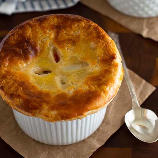 Individual Chicken Pot Pies for Two - Recipe photo by BakingMischief
