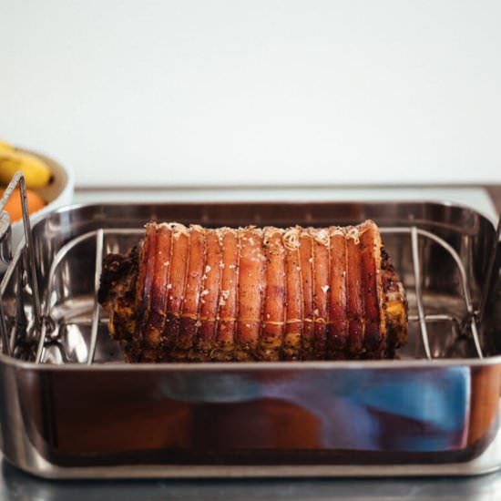 Porchetta and potatoes - Recipe photo by thetasteSF