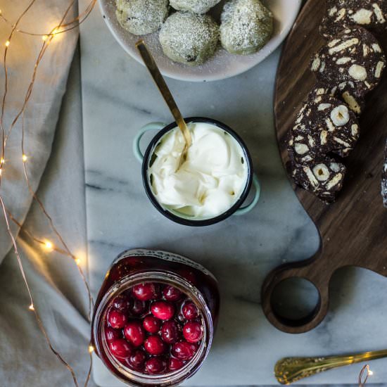 Christmas Dessert Board - Recipe photo by sundiegoeats