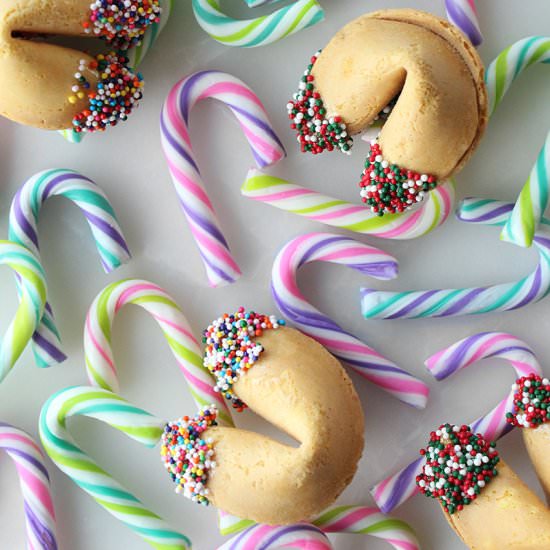 Sprinkle Fortune Cookies - Recipe photo by GlitterandBubbles