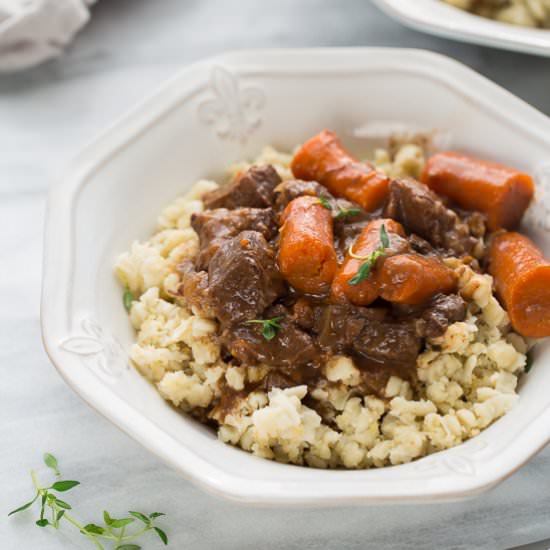 Instant Pot Beef Burgundy - Recipe photo by meaningfuleats