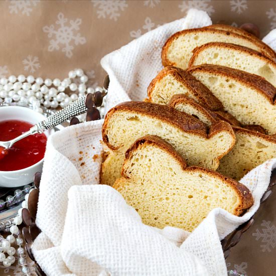 Champagne Yeast Brioche Bread - Recipe photo by onlinepastrychef