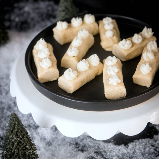 Nutmeg Logs - Recipe photo by A Sweet Little Life
