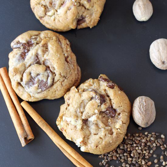 Chai Chocolate Chip Cookies - Recipe photo by Food Gal