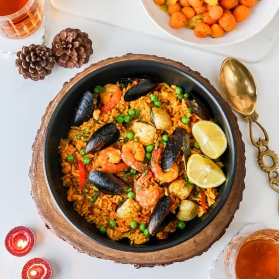 Seafood Paella - Recipe photo by littlesunnykitchen