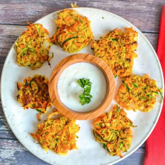 Healthy Latkes: A Holiday Twist - Recipe photo by One Hungry Bunny