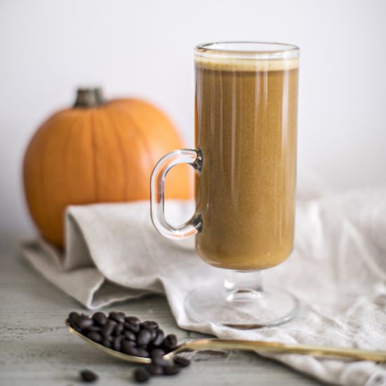 Healthy Pumpkin Spice Latte - Recipe photo by RootandRevel