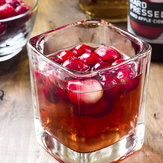 Spiced Cranberry Cider Cocktail - Recipe photo by tastefullyeclectic
