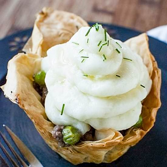 Shepards Pie in Phyllo Cups - Recipe photo by TheItMom