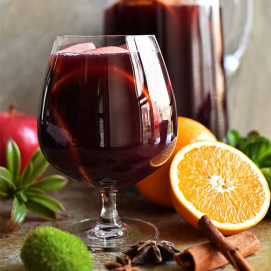 Spiced Traditional Red Sangria - Recipe photo by pepperdelight