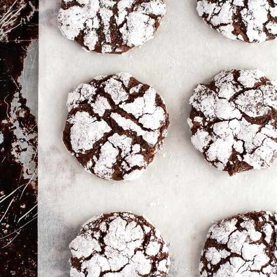 Chocolate Crinkle Cookies - Recipe photo by Country Cupboard Cookies